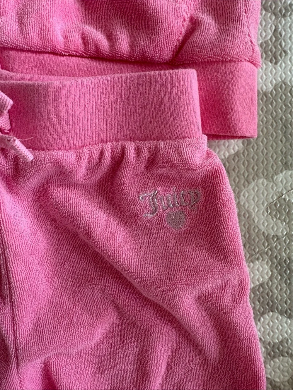 Juicy Couture 3T girls terry cloth track suit